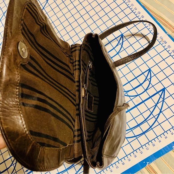 Frye Brown Leather crossbody saddle Women's Bag - Picture 12 of 16